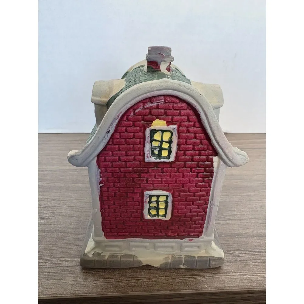 Greenbrier International Toy Shop Christmas Village Miniature Ceramic House